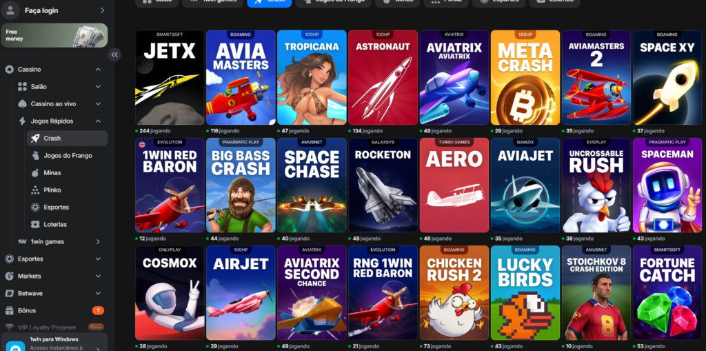 Crash Games e jogos rápidos